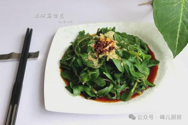 夏天地里长出的一种野菜凉拌烙饼都好吃清热利湿去暑气！(图12)