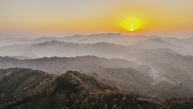 河北遵化：秋晨长城美如画(图4)