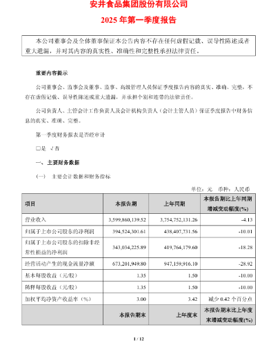 “预制菜大王”安井食品H股4日挂牌：上市前暗盘收跌067%(图3)