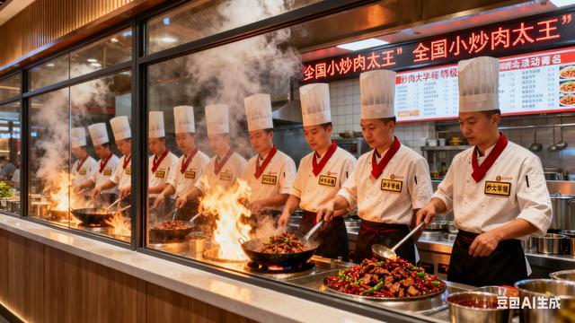 开190家店！费大厨“现炒表演”火遍全国这招比躲预制菜争议狠(图2)