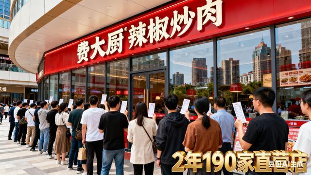 开190家店！费大厨“现炒表演”火遍全国这招比躲预制菜争议狠(图4)